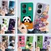 Case For Honor X7B X7 X7A Cute Panda Sweet Girls Cats Silicone Soft Cover Phone Camera Protection Casing Anti-Scratch Bumper