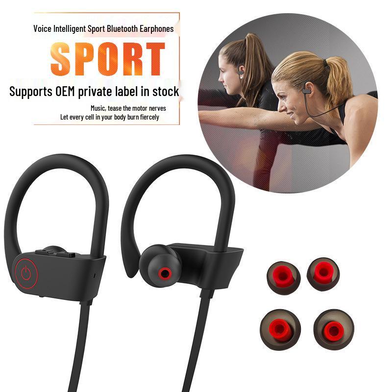 Hot-Selling Sports Wireless Earphones, Stereo Ear-hook Bluetooth U8 Model