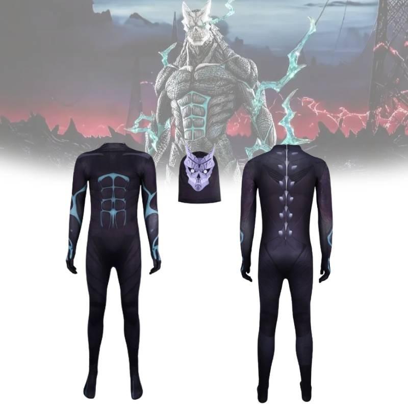 Cosplay kostým Kaiju No 8 z mléčného hedvábí pro halloweenskou kostýmovou párty