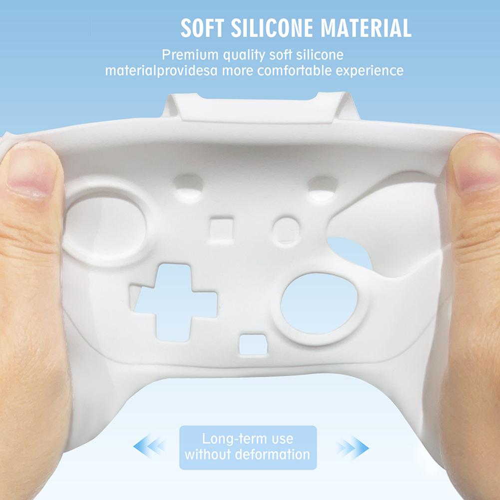Silicone Case Cover For Nintendo Switch 2 Pro Controller Gamepad Soft Protective Shell Grip Cover Anti-Slip for NS2 Accessories