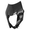 Motorcycle Headlamp Fairing Black Front Light Headlight Protector Cover for EXC SXF MX Dirt Bike