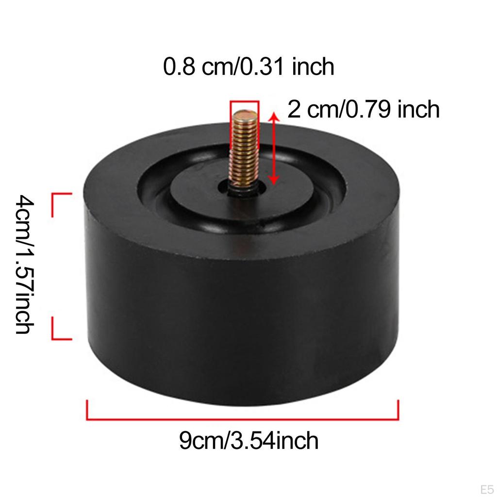 4 Klimaanlagen-Dämpfungspads, Anti-Vibrations-Premium-Rundlager für Außengerät,