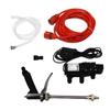 Pompa per acqua da giardino ad alta pressione da 12 V e 100 W, kit di irrigazione per acqua da giardino con filettatura esterna G1/2, pressione portatile
