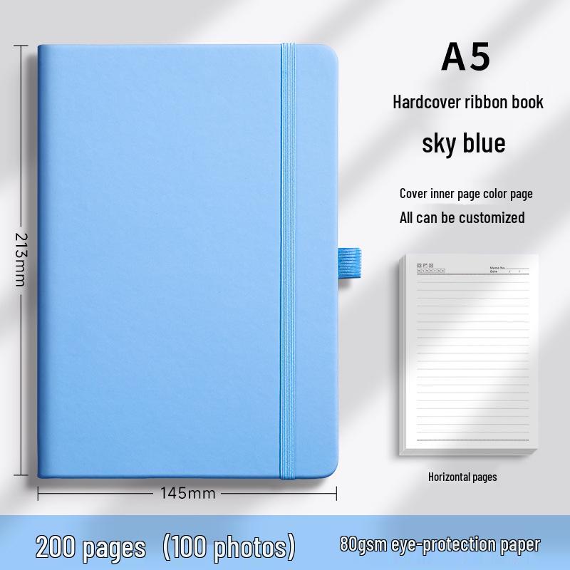 A5 Custom Logo Thickened Business Office Notebook Diary