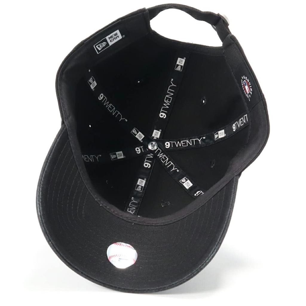 [New Era] Cap 9TWENTY Low-Top MLB NY Black/White FREE 920 WASHED NEYYAN BLK SWHT 23J