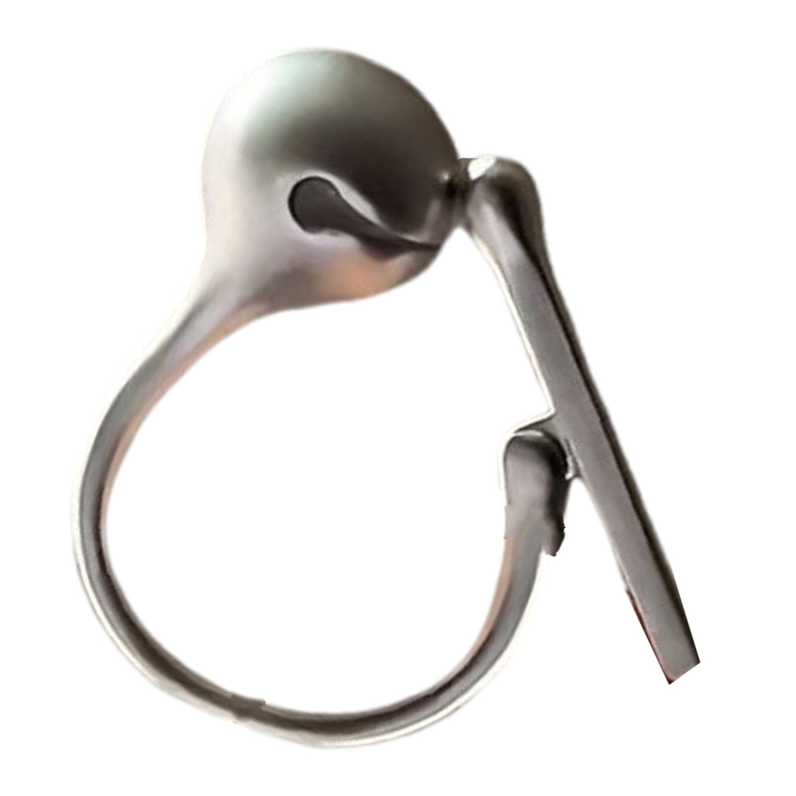 

Уникальный дизайн Muyu Pattern Rings Прочный сплав Удобный аксессуар Портативный для модных мужчин и женщин Повседневное использование