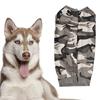 Pet Recovery Suit High-Elastic Camouflage Print Dog Jumpsuit Pajamas Surgical Gown Vest Wrap for Small Medium Large Dogs Cats