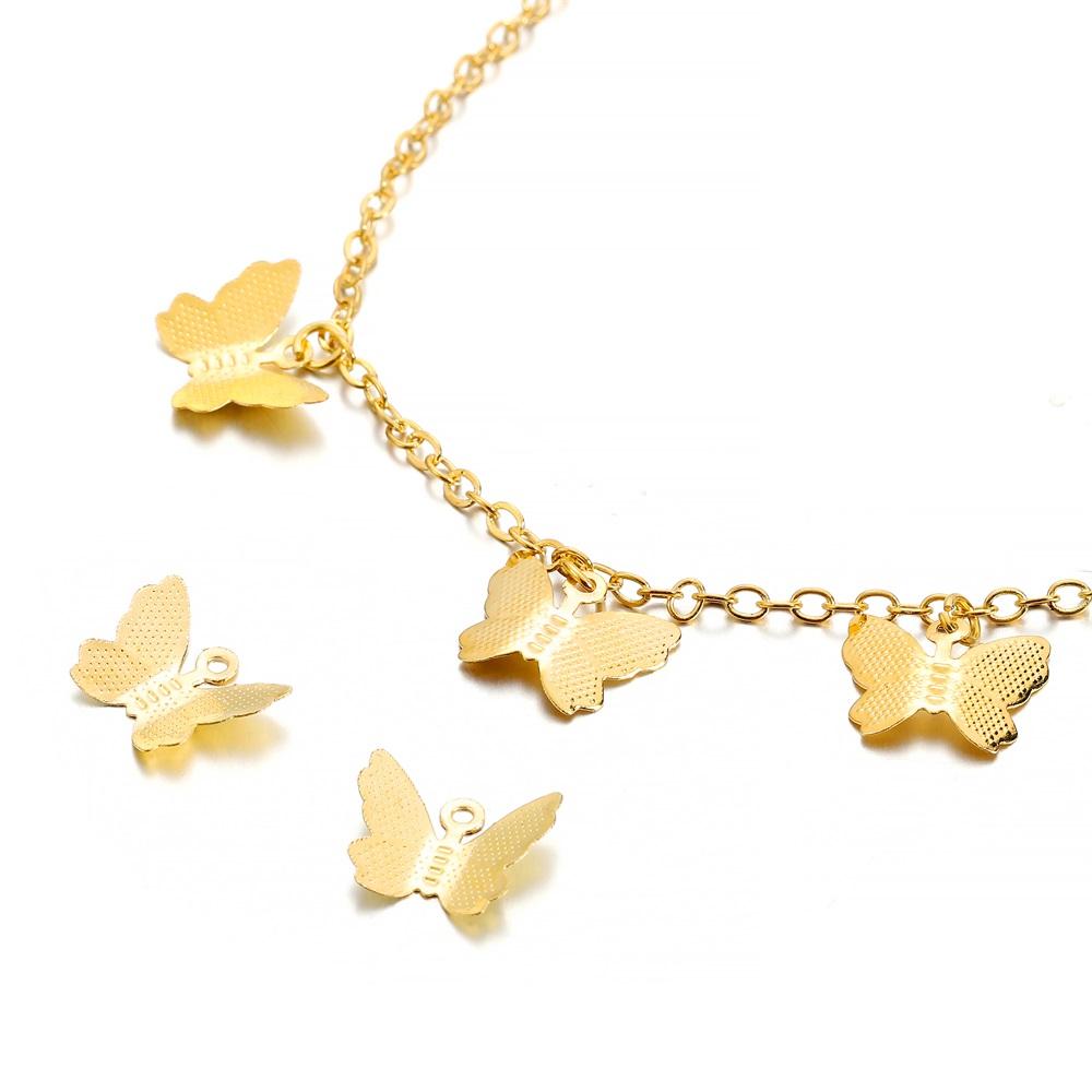 100pcs/lot Butterfly Filigree Wraps Connectors Charm DIY Jewelry Accessories Findings Supplies For Jewelry Making