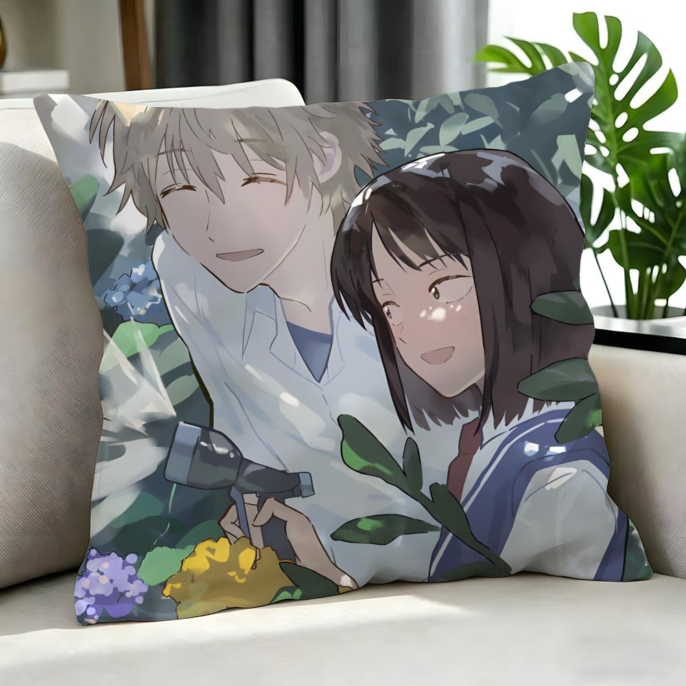 Anime Skip And Loafer Cushion Cover Cushion Cover Set 4Pcs 50X50 45X45 40X40 Pillowcase Decorative Sofa Home Decor