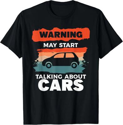 Warning May Start Talking About Cars Car Dealer Salesman Gift Unisex T-Shirt