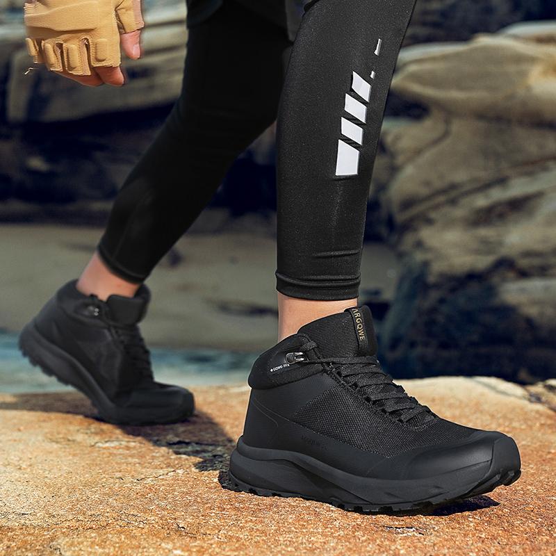 Fashion 2025 New Arrival Male Basic Boots Breathable Mens Outdoor Sneakers Leather Men's Hiking Boots Stylish Men Casual Low Top Shoes