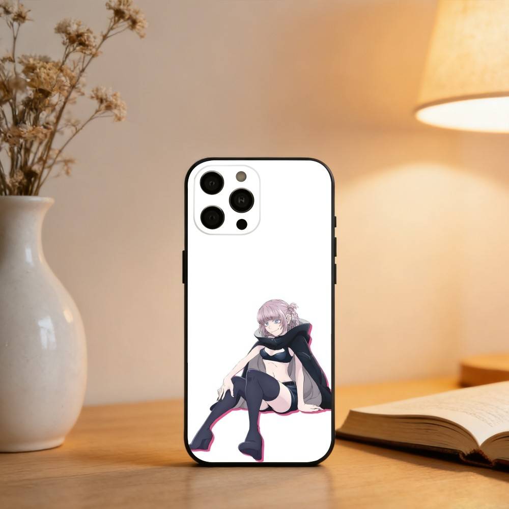 N-Nazuna N-Nanakusa  Phone Case For iPhone 17,16,15,14,13,12,11 Plus,Pro Max,XS,Soft Silicone Black Cover