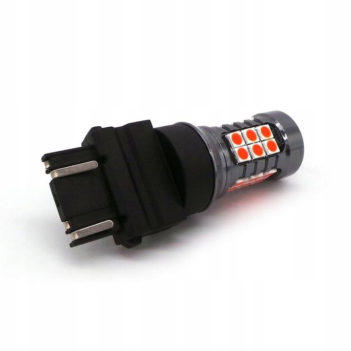 P27/7W Led 3157 12V Canbus 1400Lm Czerwona