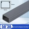 Aluminum Square Wire Trunking with Concealed Metal Clip Cover