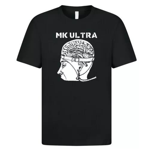 

MK Ultra T Shirt 1100 Mind Control Project LSD Music Punk Band Los Crudos Black S
