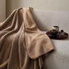 Cozy Knit Velvet Blanket & Shawl - Thick, Warm Cover for Sofa or Office
