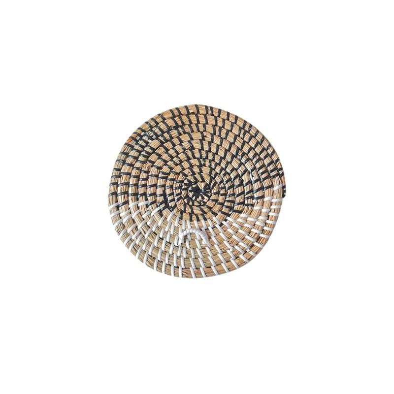 

Bohemian Rattans Wall Decor Hand Woven Straw Wall Decoration Nordic Styles Homestay Ornament for Living Space Study