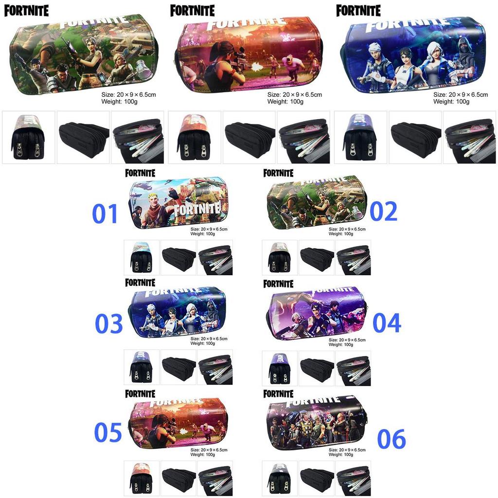 Pencil Bag Zipper Pen Case Cosmetic Pouch School Stationery Bag Storage