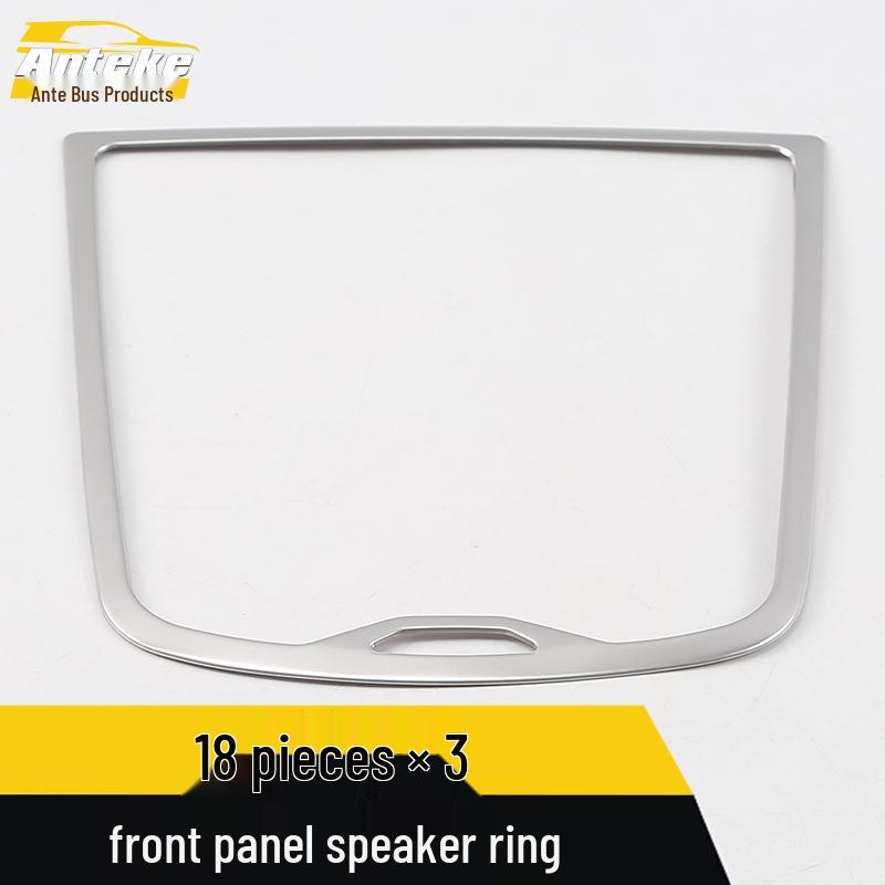 18 X3 Front Panel Speaker Box Bright Ring & Dashboard Speaker Cover Accessories