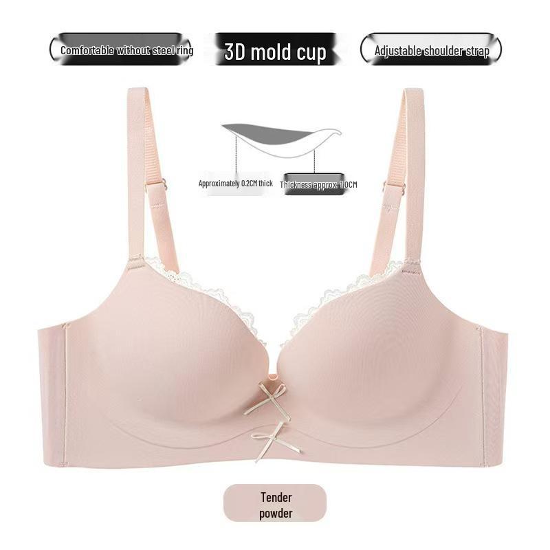 

Women s Seamless Push-up Cream Bra: Enhances Bust, Lifts, Supports, and Prevents Sagging Without Underwire 38 AB