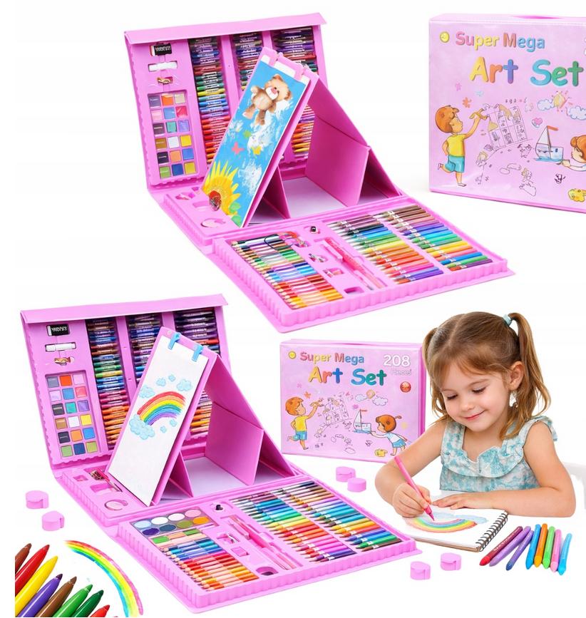 Art Set for Painting and Drawing for Children 208 Pieces