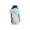 Vans Unicorn Print Short Sleeve T-Shirt Women Tops Light-Blue VN0A54IMUUU