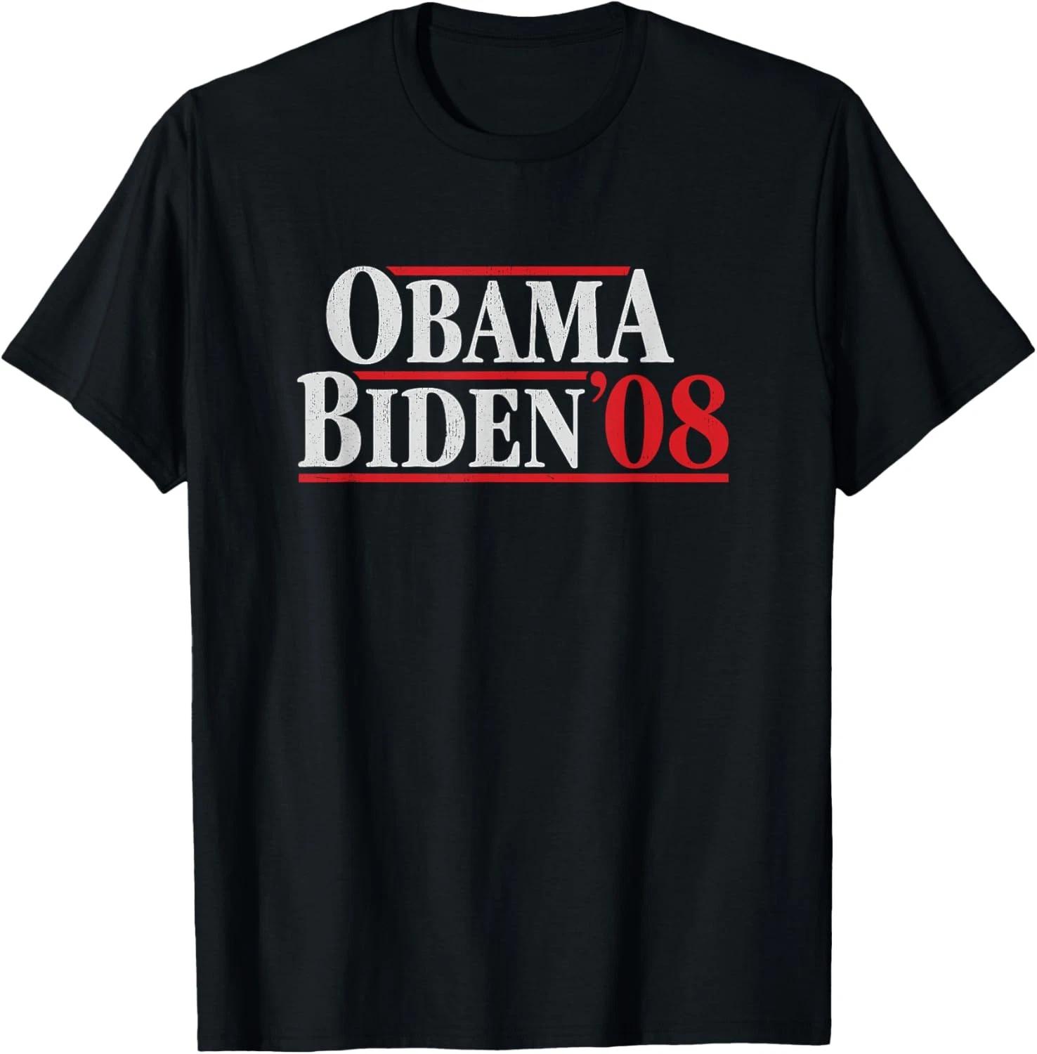 Obama 08 Shirt - Retro Campaign Obama Biden T-Shirt XS