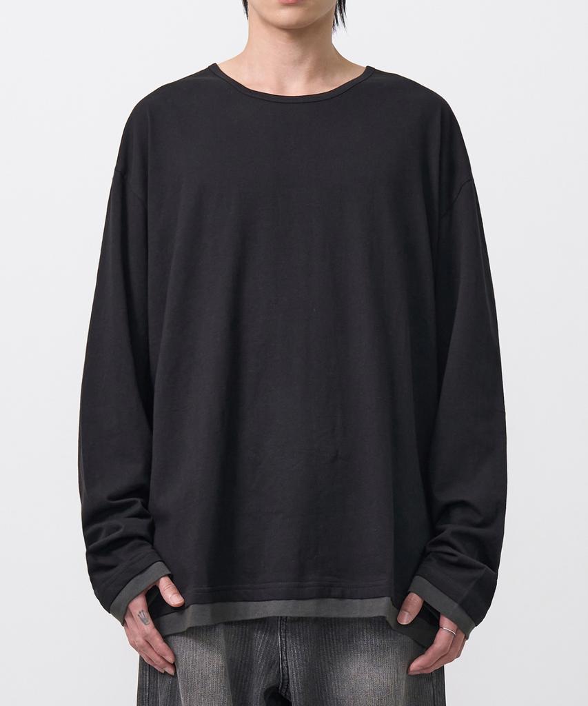 EXCONTAINER Vintage Layered Long Sleeve (Black)