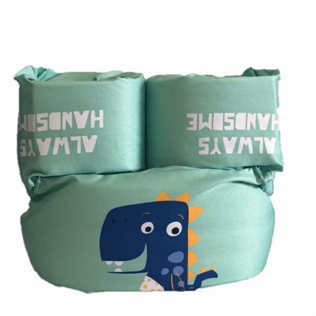 Cartoon Children's Buoyant Swimming Arm Ring Float Vest with Nylon/Polyester Material Life Jacket for Water Sports and Fishing