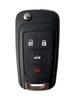 Yocasty Remote Flip Key Shell Case For Chevrolet Cruze Lova Camaro Impala Spark Opel Replacement Car Shell 2 3 4 5 Button