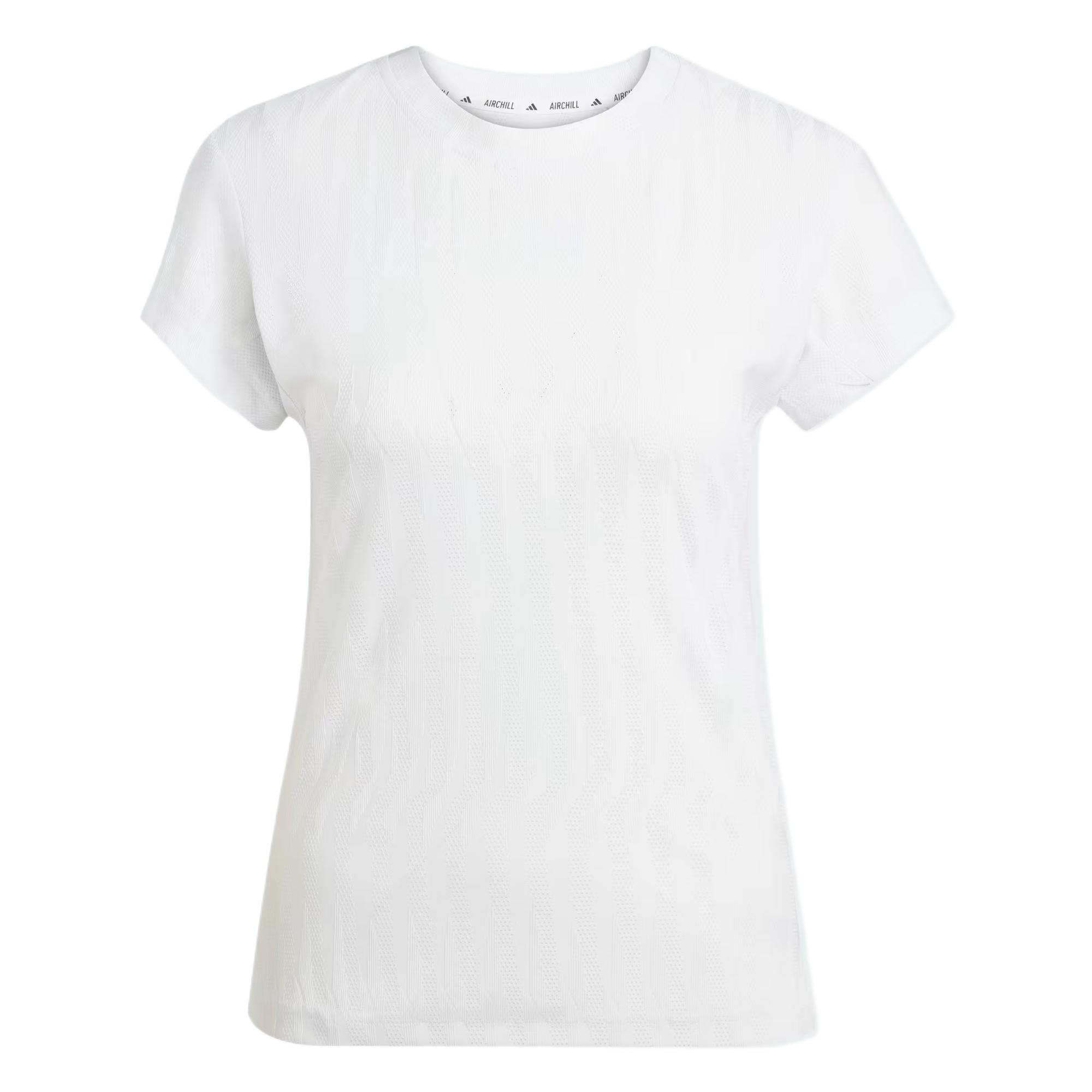 

Adidas Soft Comfortable Breathable Moisture-Wicking Short Sleeve Crew Neck T-Shirt Women Tops White JE7106 XS