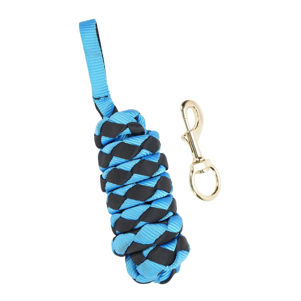 Horse Lunge Line with Rotating Snap Hook Nylon Webbing Comfortable Grip Long Horse Training Rope for Daily Training
