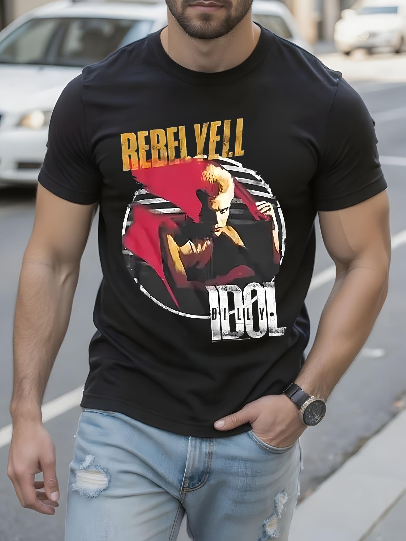 Billy Idol Rebel Yell Graphic Tshirt Graphic Tshirt for M... XXL