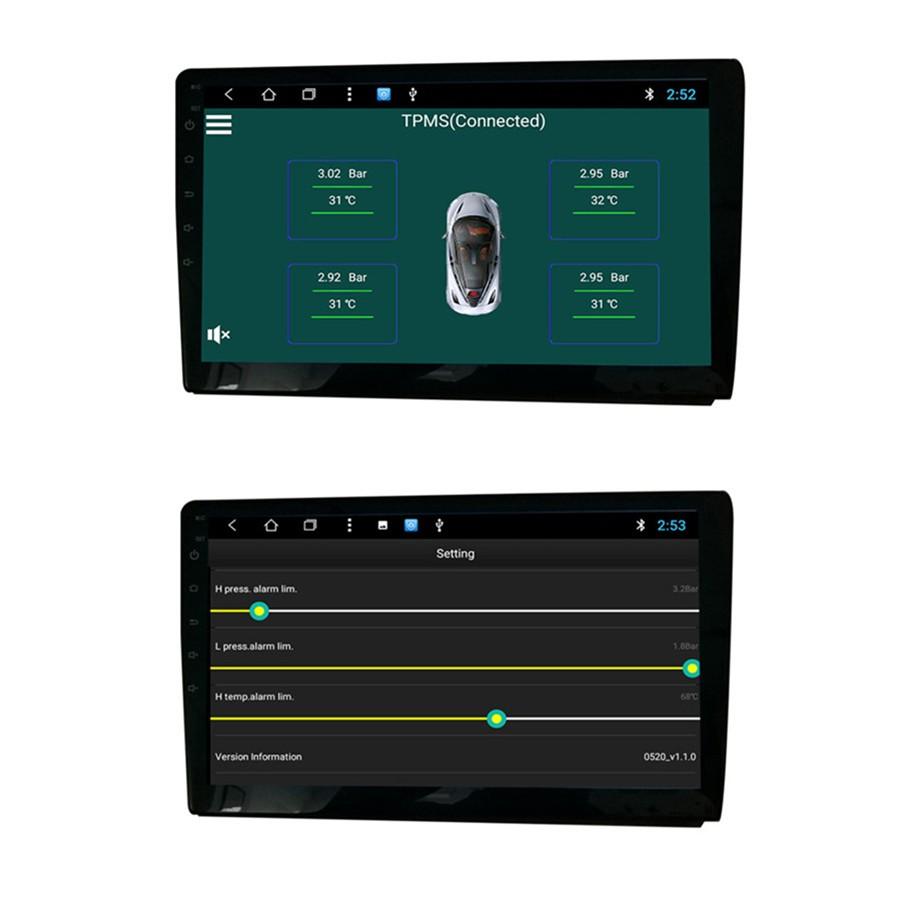 USB Android TPMS Car Tire Pressure Monitoring Alarm