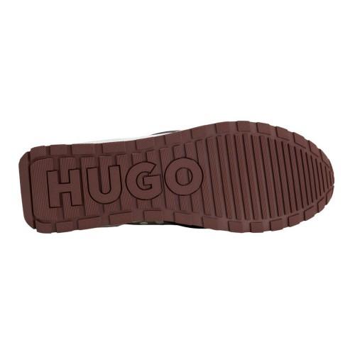 Hugo Unisex Adult Icelin Leather Running Trainers