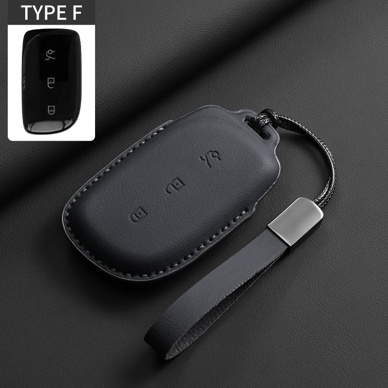 

Car Key Case Cover For Lynk & Co Z20 900 Z10 Leather Car Remote Key Case Cover Car Keychain Protector Shell Garnish Accessories