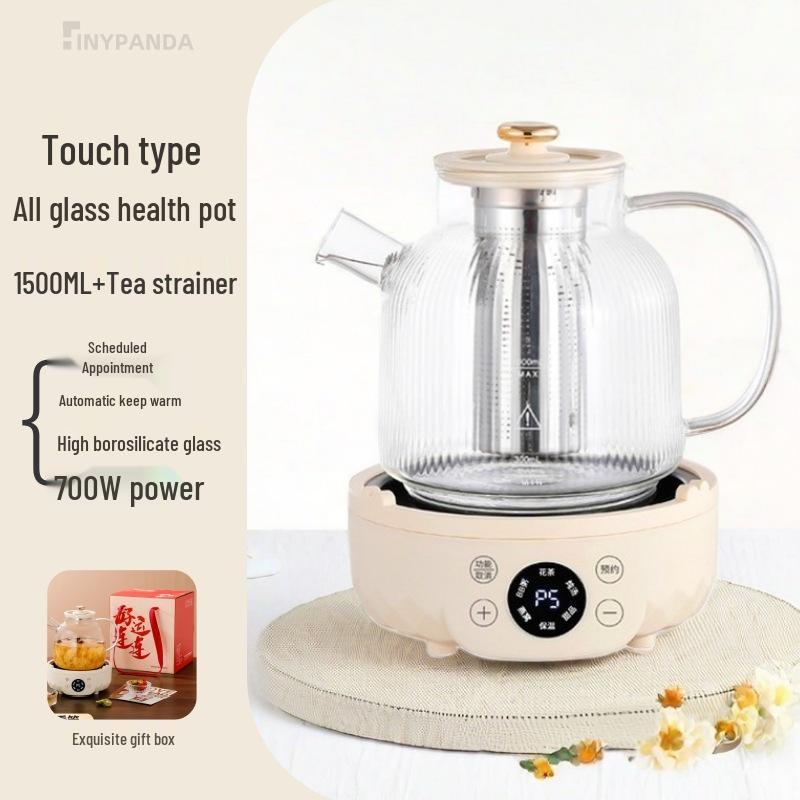 Glass Multi-Functional Automatic Tea Kettle with Heat Preservation