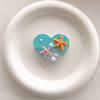 Japanese Small Fresh Ocean Pearl Mobile Phone Airbag Bracket Magnetic Suction Back Sticker Starfish Dolphin Retractable Portable Niche