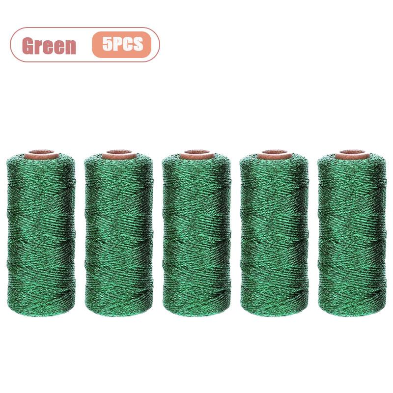 1mm Goldfaden Geschenkband für DIY Dekoration Weihnachten Metallic Kordel Nicht Elastisch Glänzendes Seil für Handwerksdekor