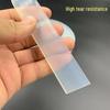 Tira de Vedação de Silicone de Grau Alimentício Resistente a Altas Temperaturas - Inodora, Macia, à Prova de Poeira, Transparente; Opções de espessura: 1-6 mm.
