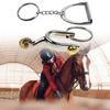 4Pcs Versatile Silver Key Ring for Daily Use Alloy Equestrian Keychain for Gifting To Friend Family and Coworkers