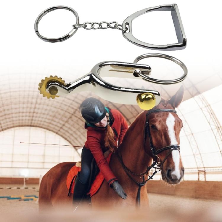 4Pcs Versatile Silver Key Ring for Daily Use Alloy Equestrian Keychain for Gifting To Friend Family and Coworkers
