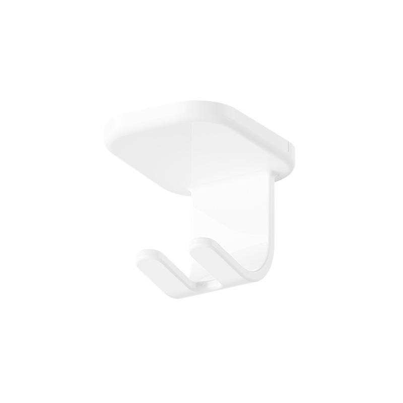 Suport detașabil autoadeziv pentru periuță de dinți, pentru blat de baie, montat pe perete, cârlig de depozitare din plastic pentru periuță de dinți electrică