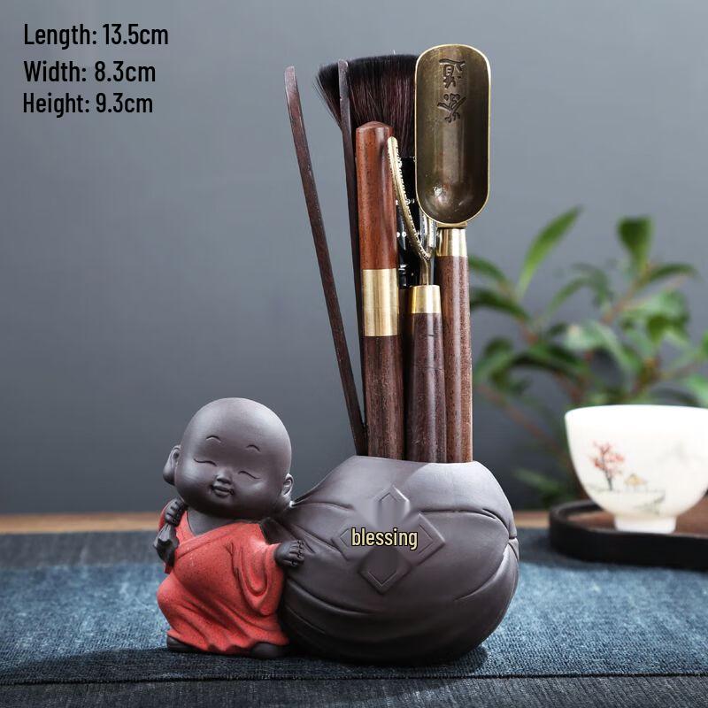 

Chaxun Tea Pet Six Gentlemen Ornament Set