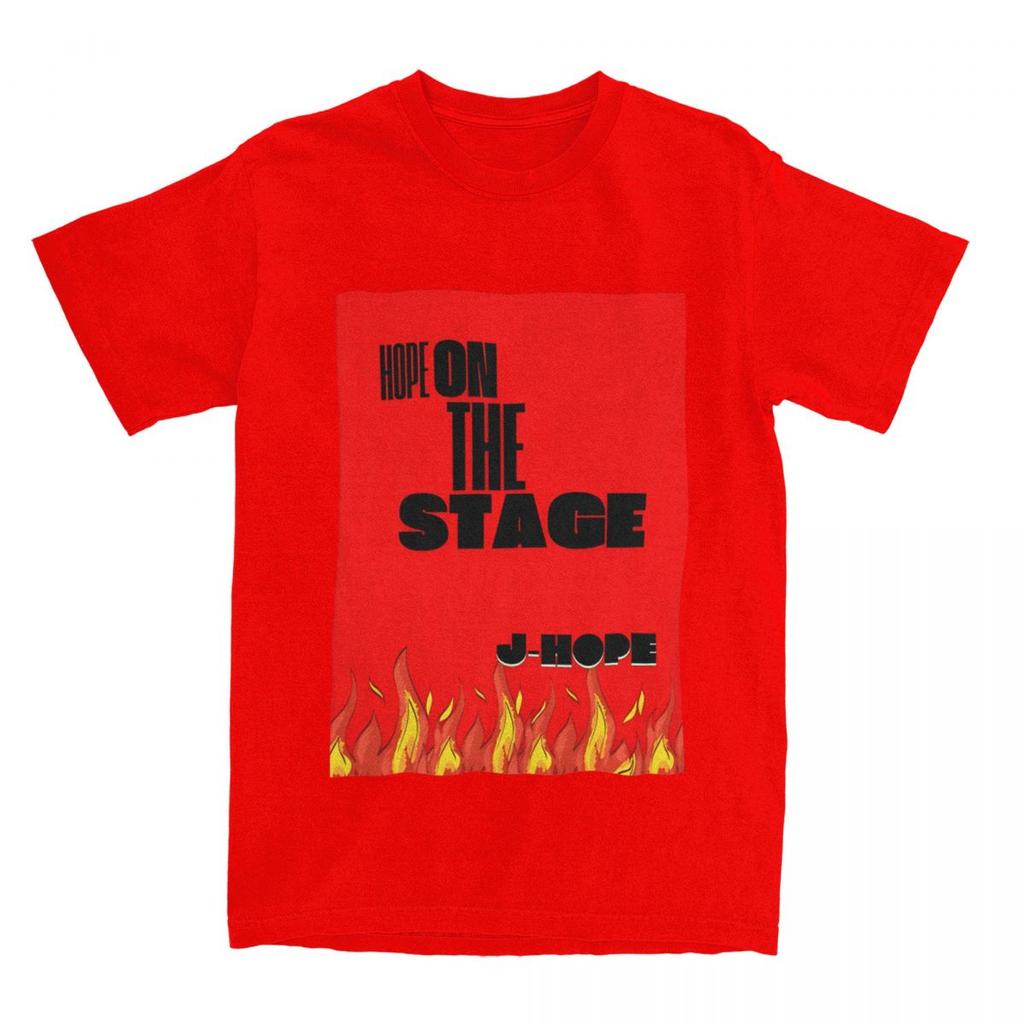 Kpop  J-Hope Hope On The Stage Tour 2025 T-Shirt Novelty T-Shirts Short Sleeve Vintage Tshirt Summer Cotton 4XL 5XL 6XL Clothes
