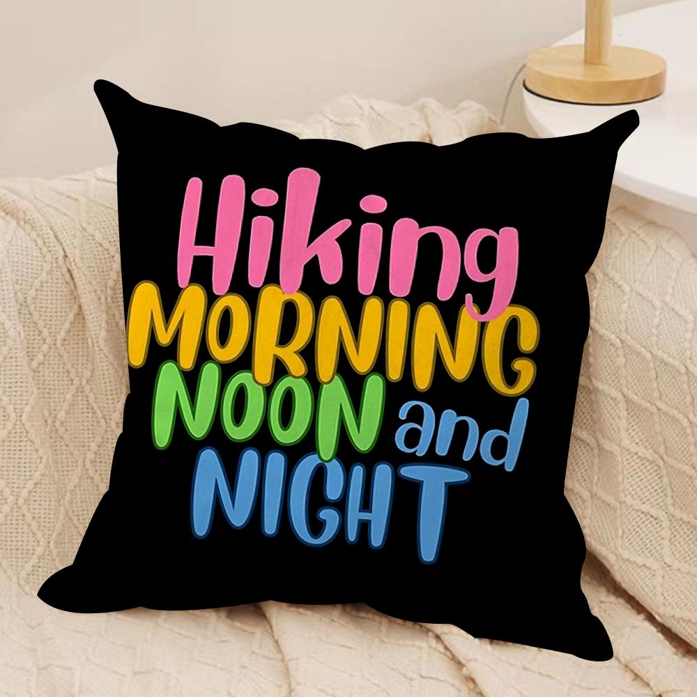 

Morning Noon Cushion Cover Short plush Doublesided Print Square Throw Pillow Covers Sofa Home Cushion Decor 30x30cm