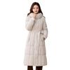 New Long Cotton Clothes Women's Autumn and Winter New Fashion Foreign Style Hooded Thickened Warm Women's Cotton Coat
