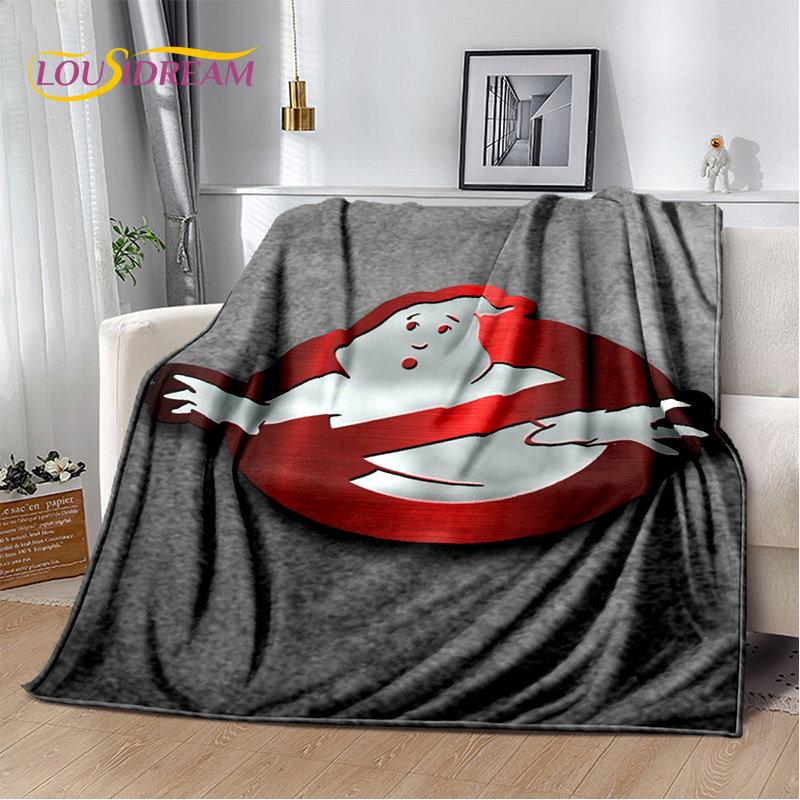 Cartoon G-Ghostbusters Movie Plush Blanket,Flannel Blanket Throw Blanket for Living Room Bedroom Bed Sofa Picnic Leisure Napping