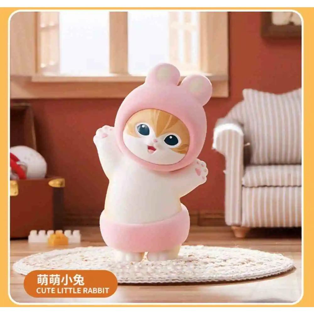 MINISO Mofusand Fluffy Party Series Blind Box Toy Cute Figure Kawaii Anime Figurines Collect Toys Mystery Box Kids Birthday Gift