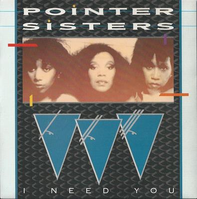 7inch Record POINTER SISTERS - I Need You RPS107 Planet 1984 UK Dance & Electronica Used